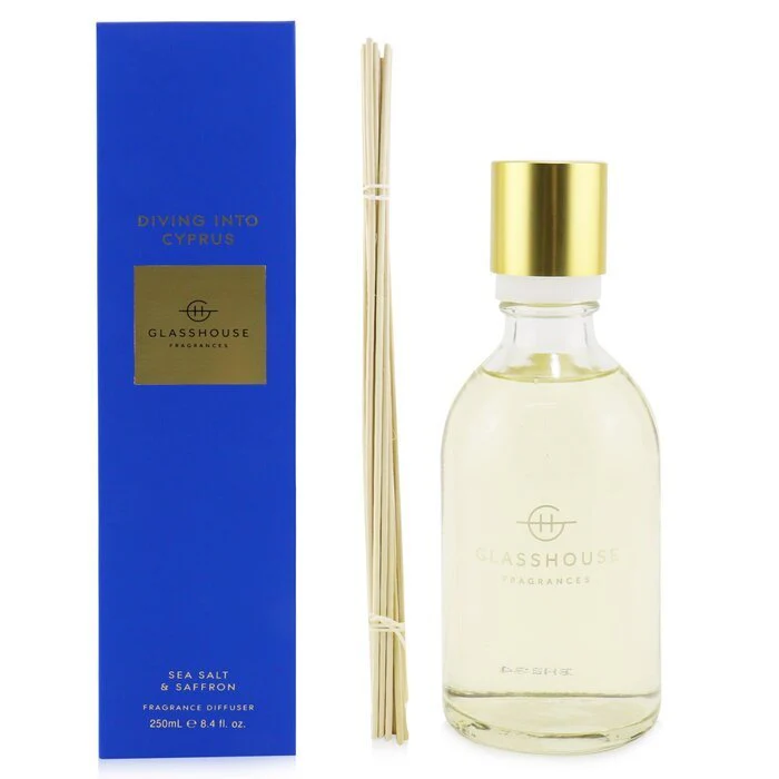 Glasshouse Diffuser - Diving Into Cyprus (Sea Salt & Saffron) 250ml - Image 2