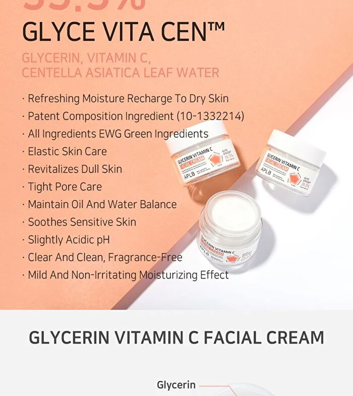 Glycerin Vitamin C Facial Cream - 55ml - Image 3