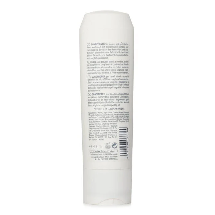 Goldwell Dual Senses Blondes & Highlights Anti-Yellow Conditioner (Luminosity For Blonde Hair) 200ml/6.8oz - Image 3