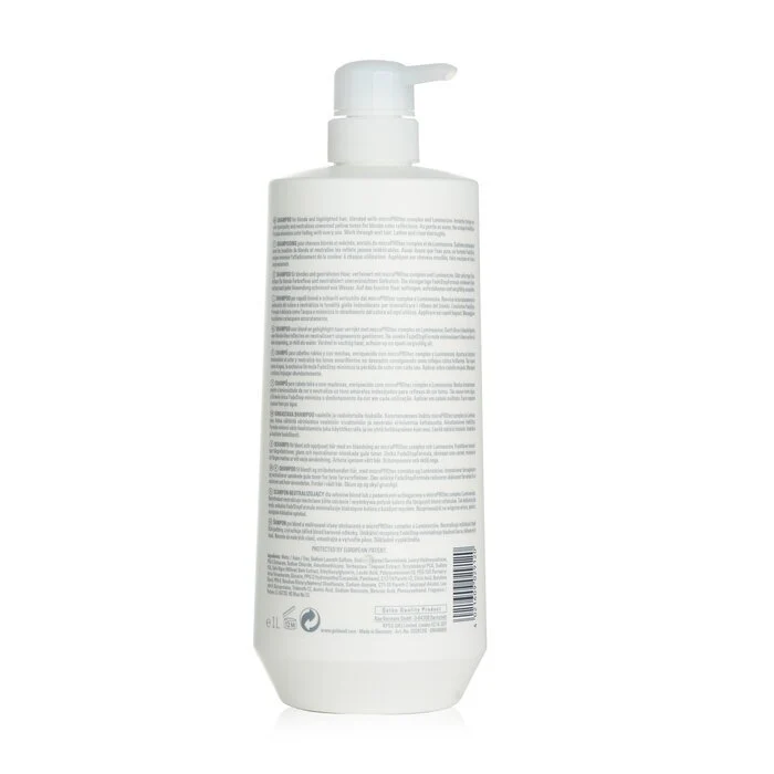 Goldwell Dual Senses Blondes & Highlights Anti-Yellow Shampoo (Luminosity For Blonde Hair) 1000ml/33.8oz - Image 3