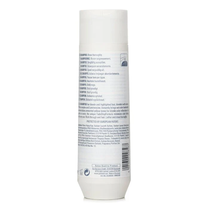 Goldwell Dual Senses Blondes & Highlights Anti-Yellow Shampoo (Luminosity For Blonde Hair) 250ml/8.4oz - Image 3