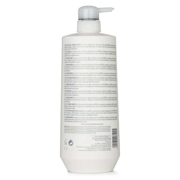 Goldwell Dual Senses Color Brilliance Conditioner (Luminosity For Fine to Normal Hair) 1000ml/33.8oz - Image 3