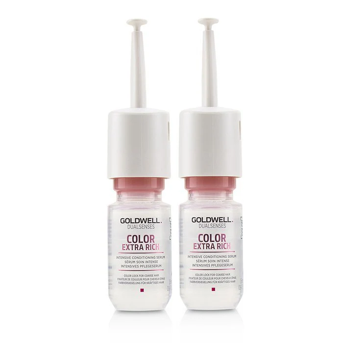 Goldwell Dual Senses Color Extra Rich Intensive Conditioning Serum (Color Lock For Coarse Hair) 12x18ml