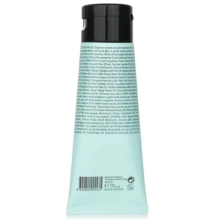 Grown Alchemist Hydra+ Oil-Gel Facial Cleanser - Rosemary CO2 Extract, Squalane, Blackcurrant Seed 75ml/2.53oz - Image 3