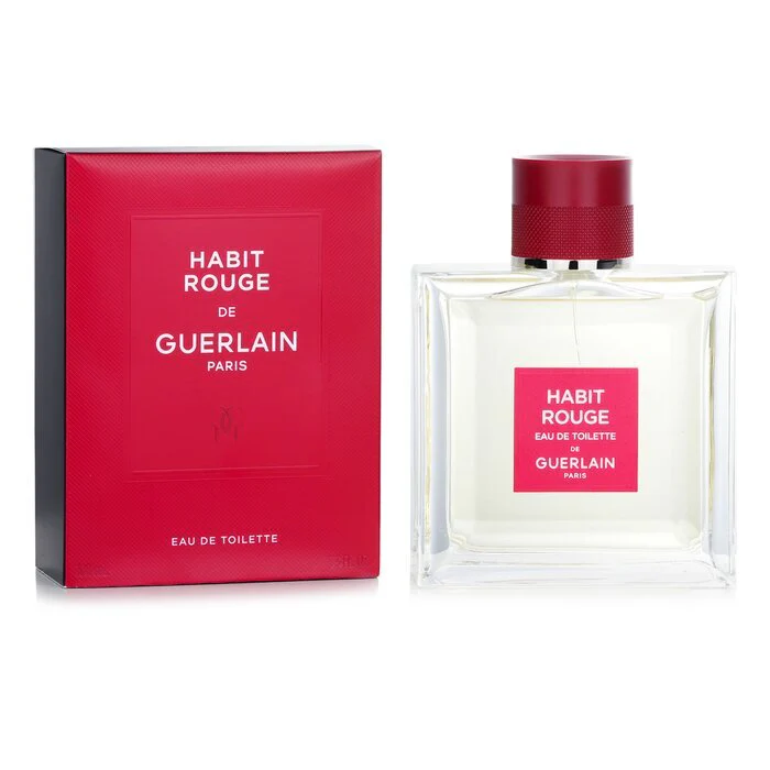 Guerlain Habit Rouge Eau De Toilette Spray 100ml - Image 2