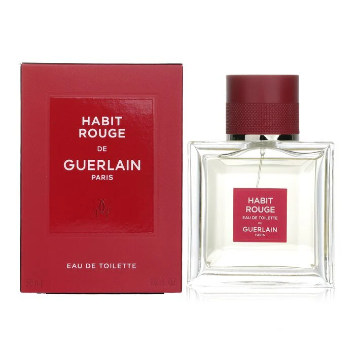 Guerlain Habit Rouge Eau De Toilette Spray 50ml - Image 2