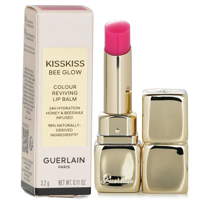 Guerlain KissKiss Bee Glow Lip Balm - 458 Pop Rose Glow 3.2g - Image 2