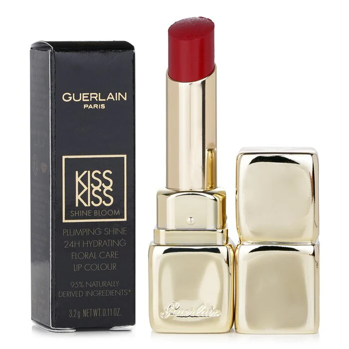 Guerlain KissKiss Shine Bloom Lip Colour - # 729 Daisy Red 3.2g/0.11oz - Image 2