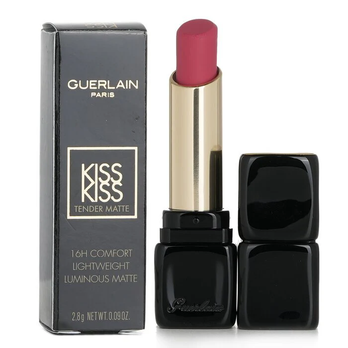 Guerlain Kisskiss Tender Matte Lipstick - # 219 Tender Rose 2.8g/0.09oz - Image 2