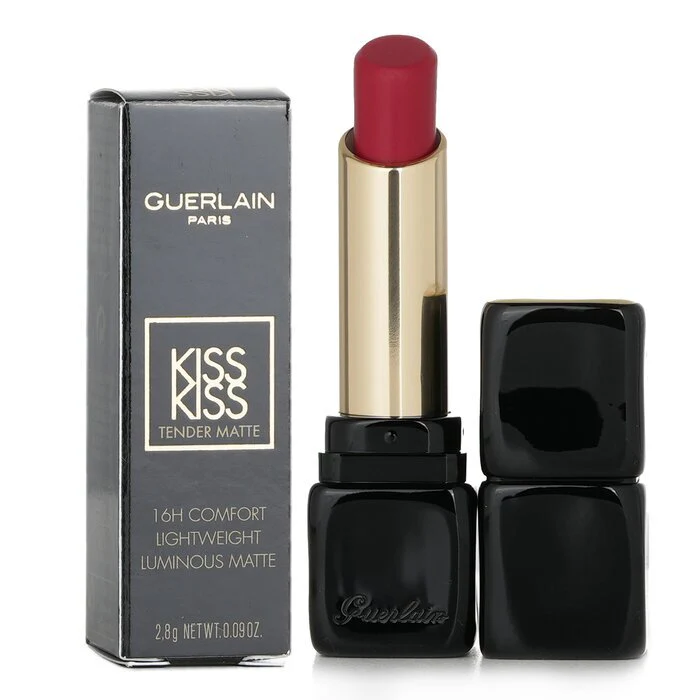 Guerlain Kisskiss Tender Matte Lipstick - # 360 Miss Pink 2.8g/0.09oz - Image 2