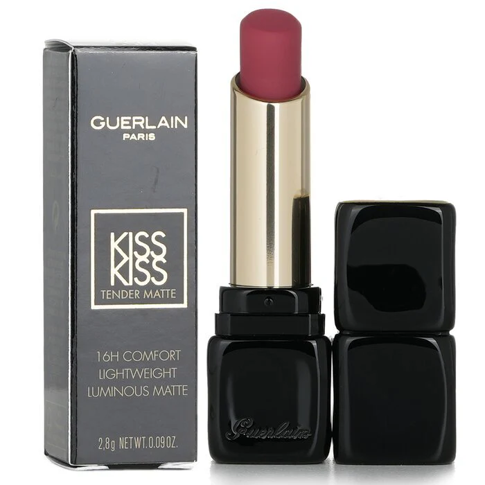 Guerlain Kisskiss Tender Matte Lipstick - # 530 Dreamy Rose 2.8g/0.09oz - Image 2