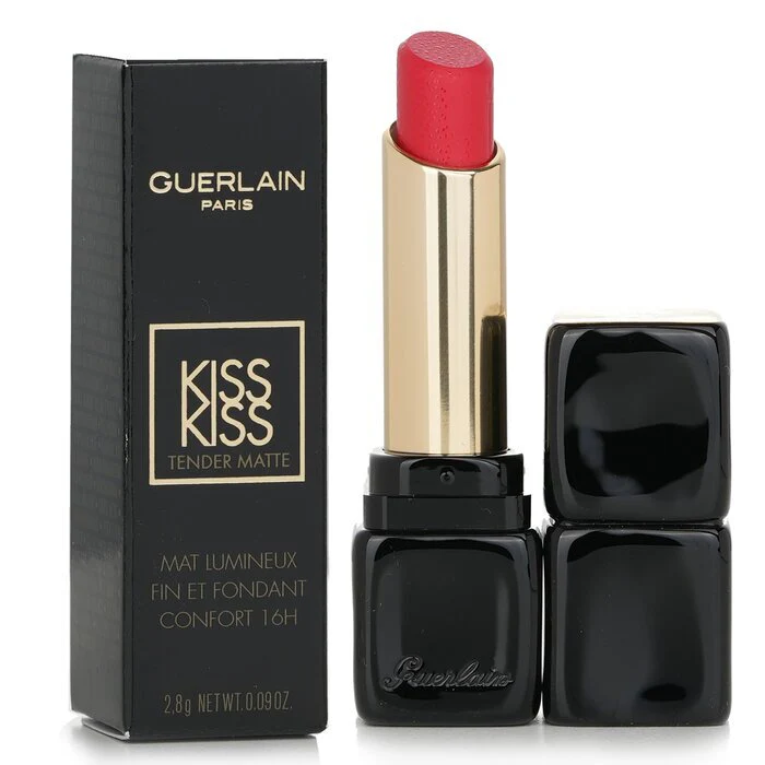 Guerlain Kisskiss Tender Matte Lipstick - # 775 Kiss Rouge 2.8g/0.09oz - Image 2