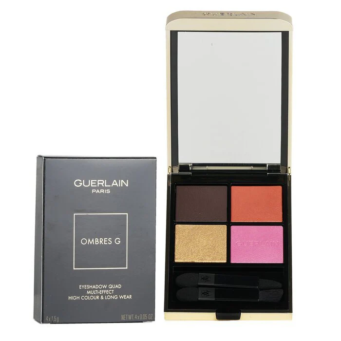 Guerlain Ombres G Eyeshadow Quad 4 Colours (Multi Effect, High Color, Long Wear) - # 555 Metal Betterfly 4x1.5g/0.05oz - Image 2