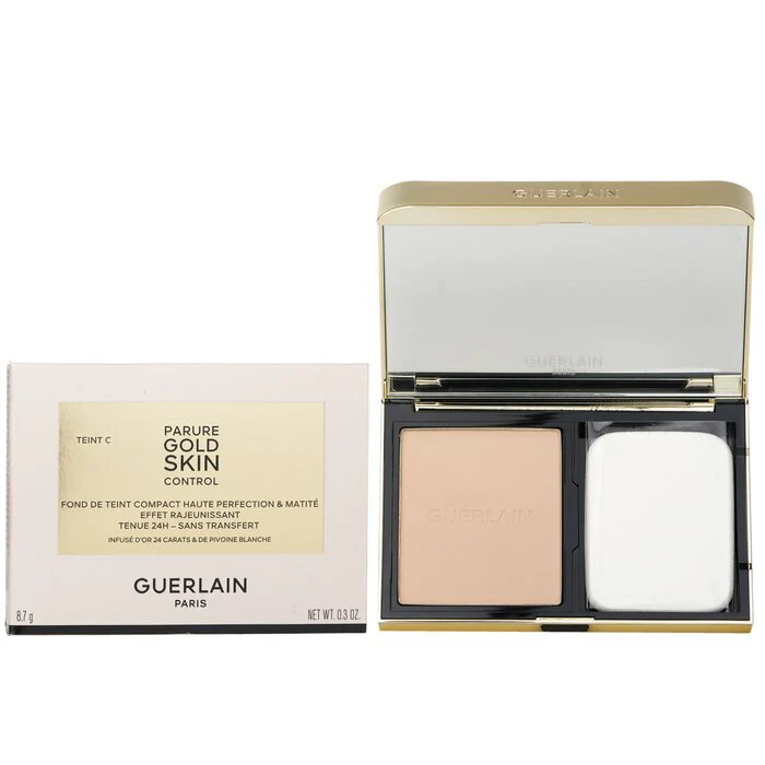 Guerlain Parure Gold Skin Control High Perfection Matte Compact Foundation - # 1N 8.7g/0.3oz - Image 2