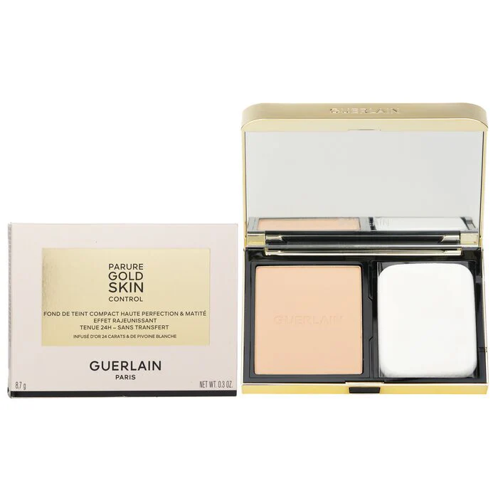 Guerlain Parure Gold Skin Control High Perfection Matte Compact Foundation - # 3N 8.7g/0.3oz - Image 2