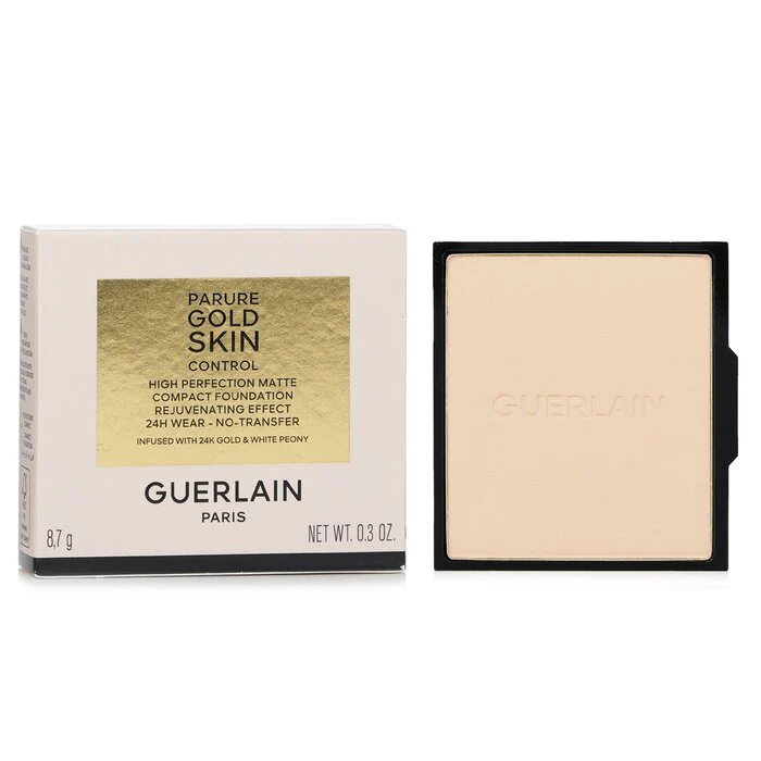 Guerlain Parure Gold Skin Control High Perfection Matte Compact Foundation Refill - 0N Neutral 8.7g - Image 2