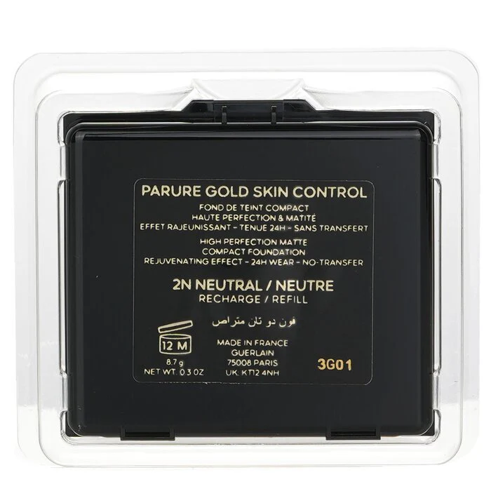 Guerlain Parure Gold Skin Control High Perfection Matte Compact Foundation Refill -  2N 8.7g - Image 3