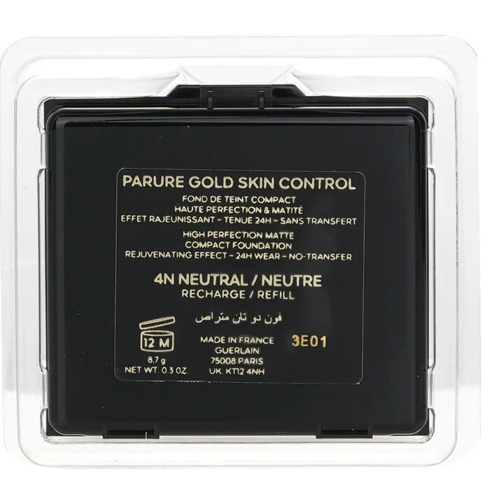 Guerlain Parure Gold Skin Control High Perfection Matte Compact Foundation Refill - # 4N 8.7g/0.3oz - Image 3