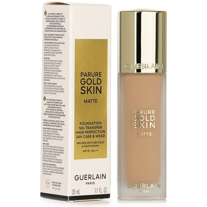 Guerlain Parure Gold Skin Matte Foundation SPF15 - # 2W Warm 35ml/1.1oz - Image 2