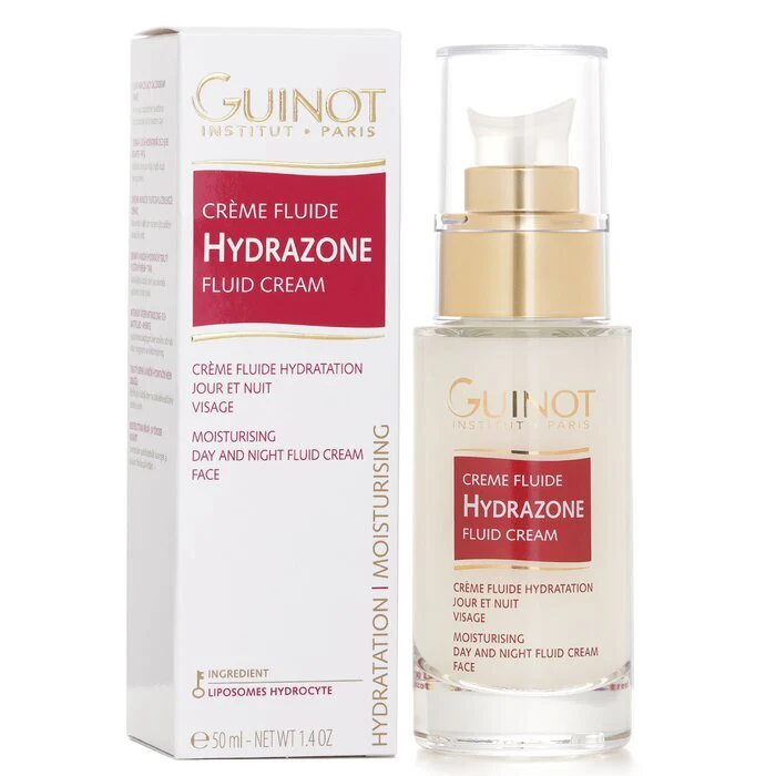 Guinot Hydrazone Moisturising Day And Night Fluid Cream For Face 50ml - Image 2