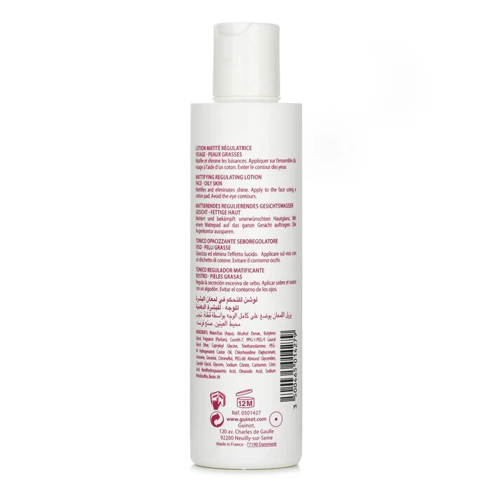 Guinot Microbiotic Shine Control Toning Lotion (For Oily Skin) (Random Packaging) 200ml - Image 3