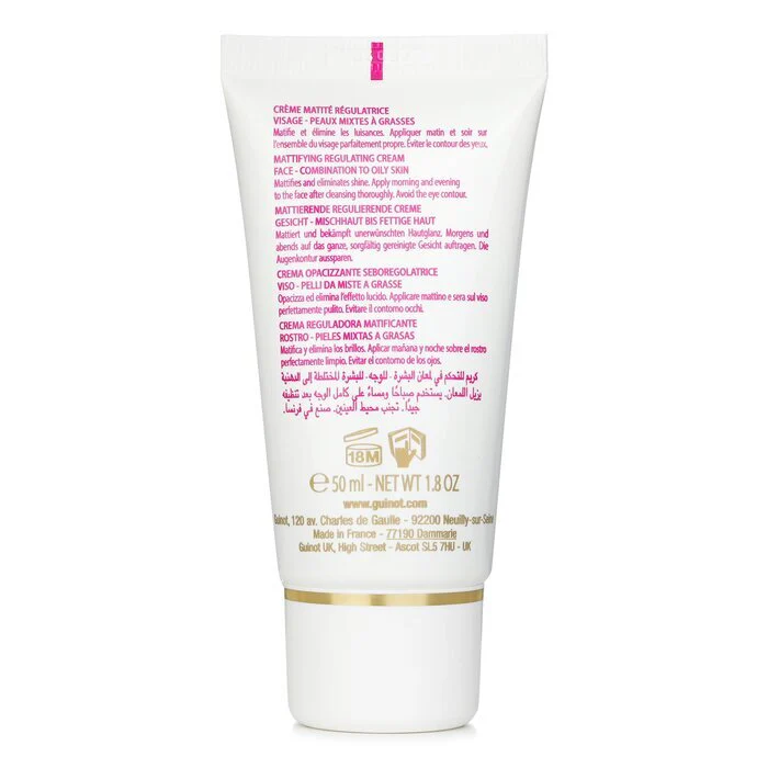 Guinot Pure Balance Cream - Daily Oil Control (For Combination or Oily Skin) 50ml - Image 3