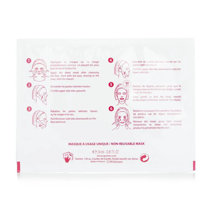 Guinot Radiance Enhancing Instant Lifting Mask 4x24ml - Image 3