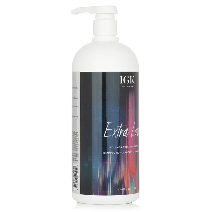 IGK Extra Love Volume & Thickening Shampoo 1000ml/33.8oz - Image 2