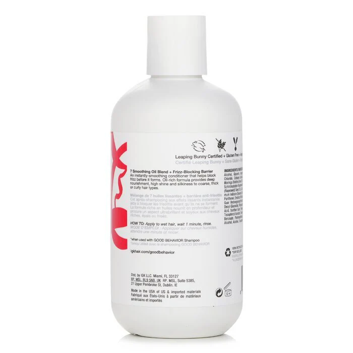 IGK Good Behavior Ultra Smooth Conditioner 236ml/8oz - Image 3