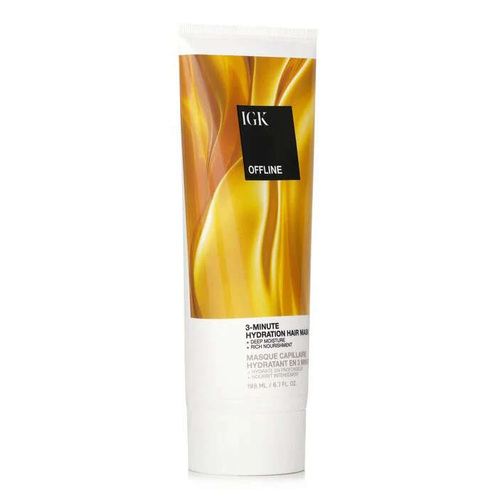 IGK Offline 3-Minute Hydration Hair Mask 198ml/6.7oz - Image 2