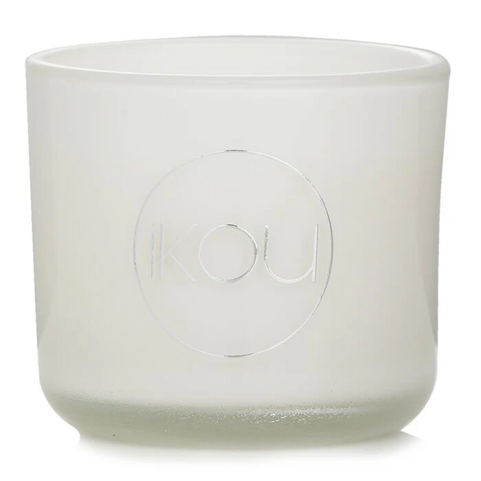 iKOU Eco-Luxury Aromacology Natural Wax Candle Glass - Calm (Lemongrass & Lime) 85g - Image 3