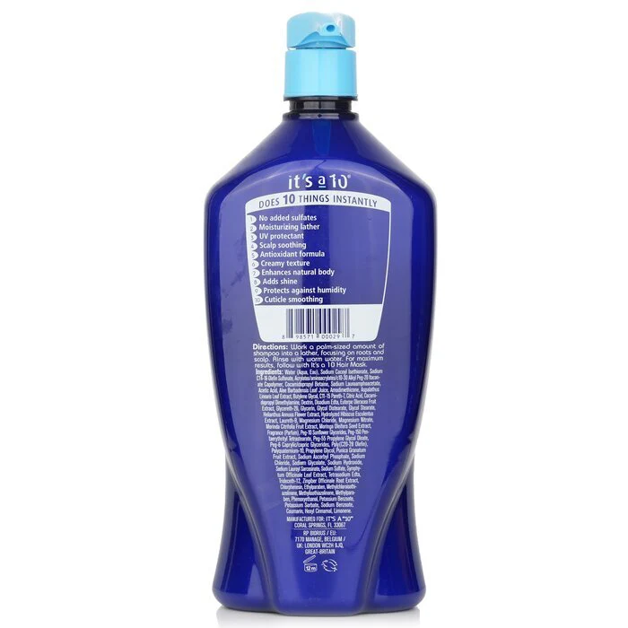 It's A 10 Miracle Moisture Shampoo 1000ml/33.8oz - Image 3