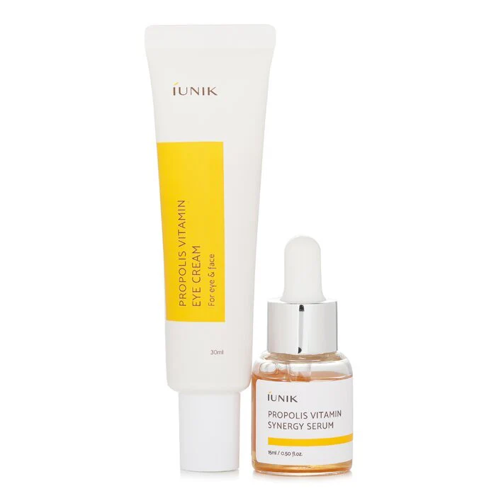iUNIK Propolis Vitamin Eye Cream Set 2pcs - Image 2