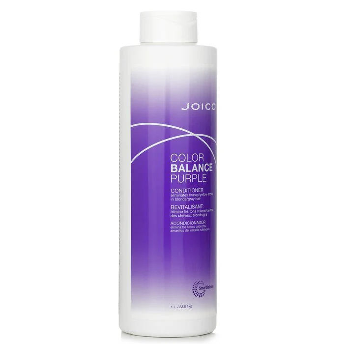 Joico Color Balance Purple Conditioner (Eliminates Brassy/Yellow Tones on Blonde/Gray Hair) 1000ml - Image 2