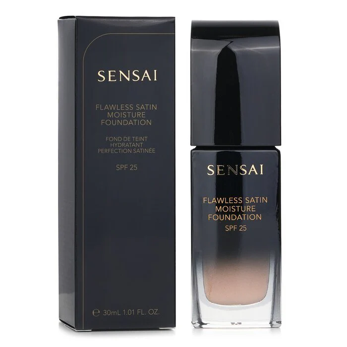 Kanebo Sensai Flawless Satin Moisture Foundation SPF 25 - FS102 Ivory Beige 30ml - Image 2