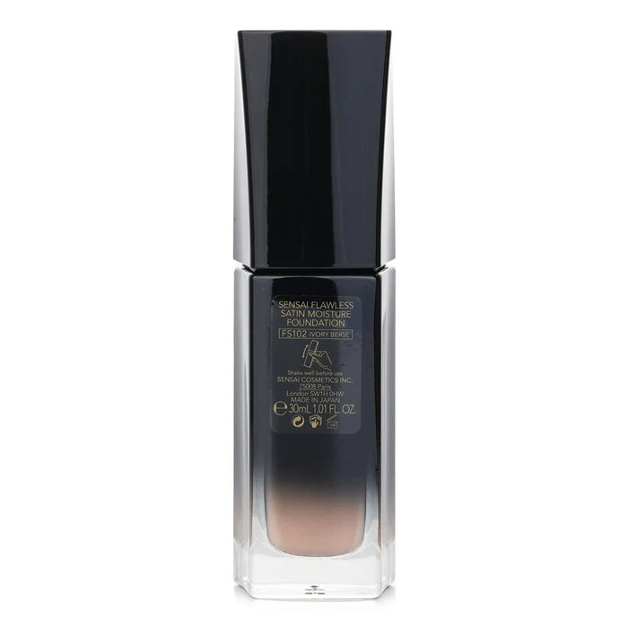 Kanebo Sensai Flawless Satin Moisture Foundation SPF 25 - FS102 Ivory Beige 30ml - Image 3