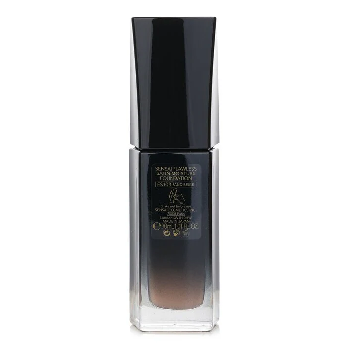 Kanebo Sensai Flawless Satin Moisture Foundation SPF 25 - # FS103 Sand Beige 30ml/1.01oz - Image 3