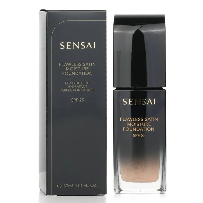Kanebo Sensai Flawless Satin Moisture Foundation SPF 25 - FS202 Ochre Beige 30ml - Image 2