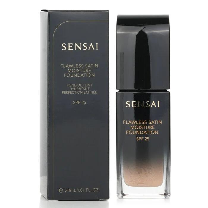 Kanebo Sensai Flawless Satin Moisture Foundation SPF 25 - FS203 Neutral Beige 30ml - Image 2