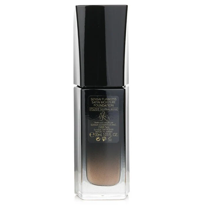 Kanebo Sensai Flawless Satin Moisture Foundation SPF 25 - FS203 Neutral Beige 30ml - Image 3