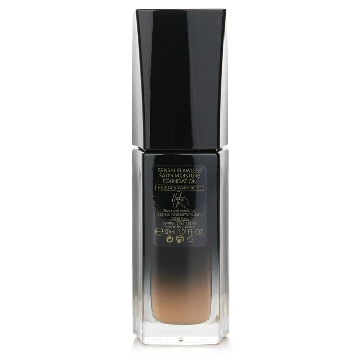 Kanebo Sensai Flawless Satin Moisture Foundation SPF 25 - # FS204.5 Warm Beige 30ml/1.01oz - Image 3