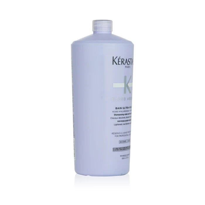 Kerastase Blond Absolu Bain Ultra-Violet Anti-Brass Purple Shampoo (Lightened, Cool Blonde or Grey Hair) 1000ml - Image 2