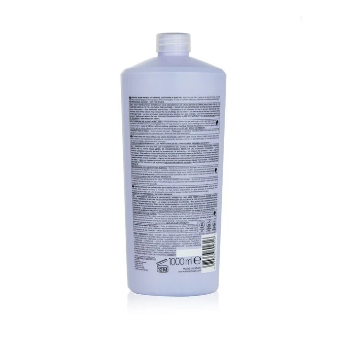 Kerastase Blond Absolu Bain Ultra-Violet Anti-Brass Purple Shampoo (Lightened, Cool Blonde or Grey Hair) 1000ml - Image 3