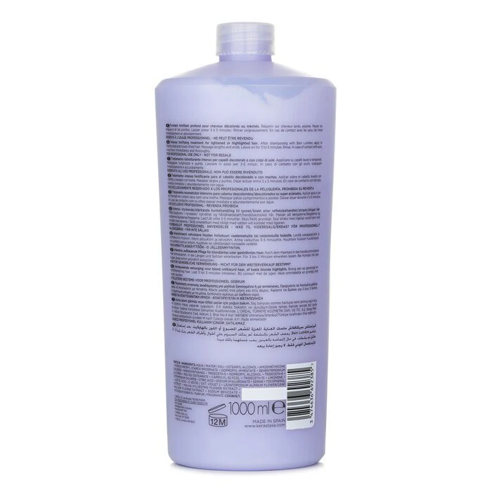 Kerastase Blond Absolu Cicaflash Intense Fortifying Treatment (Lightened or Highlighted Hair) 1000ml/34oz - Image 3