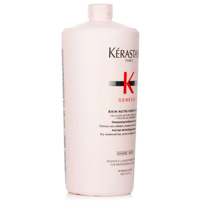 Kerastase Genesis Bain Nutri-Fortifiant Anti Hair-Fall Fortifying Shampoo (Dry Weakened Hair, Prone To Falling Due To Breakage) 1000ml/34oz - Image 2