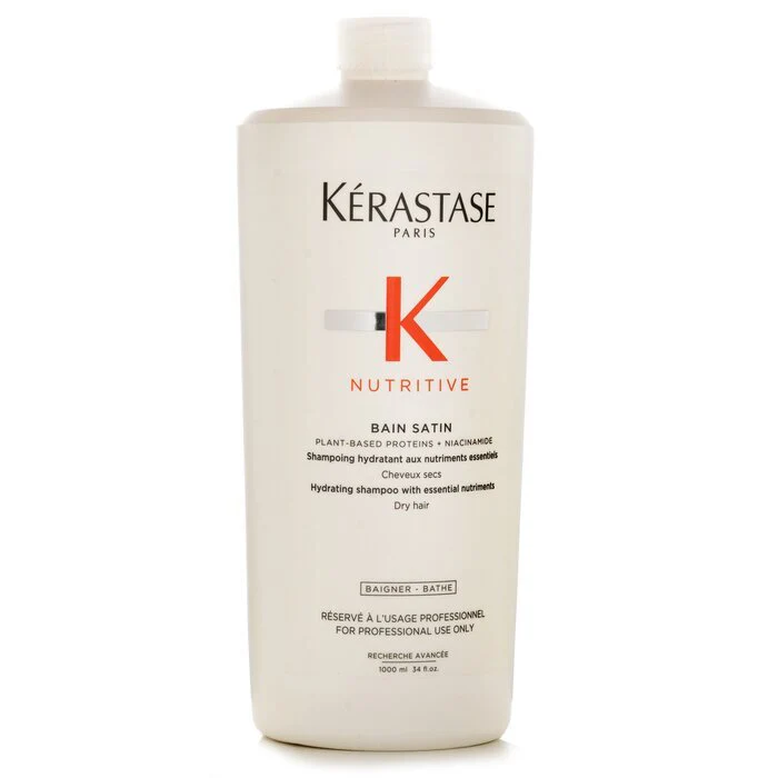 Kerastase Nutritive Bain Satin Hydrating Shampoo With Essential Nutriments (Dry Hair) 1000ml/34oz - Image 2