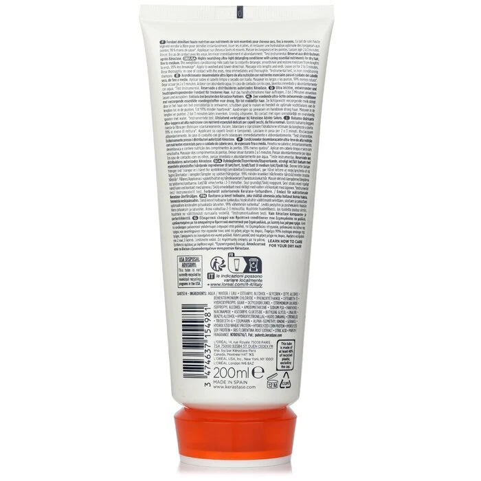 Kerastase Nutritive Lait Vital High Nutrition Ultra-Light Detangling Conditioner (Dry Hair, Fine to Medium) 200ml/6.8oz - Image 3
