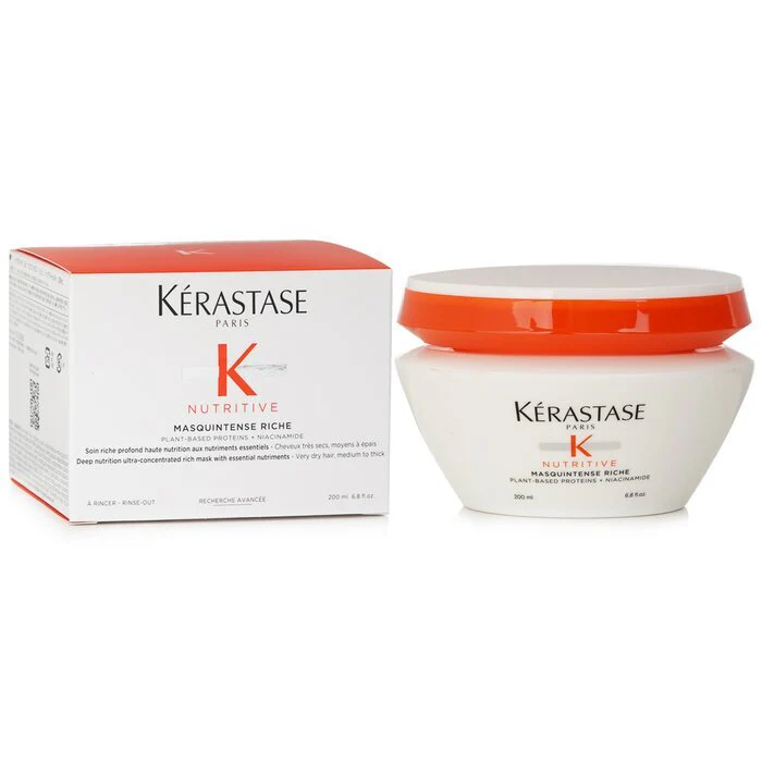 Kerastase Nutritive Masquintense Riche Deep Nutrition Ultra Concentrated Rich Mask With Essential Nutriments 200ml/6.8oz - Image 2