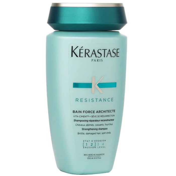 Kerastase Resistance Bain Force Architecte Strengthening Shampoo (For Brittle, Damaged Hair, Split Ends) 250ml/8.5oz - Image 2