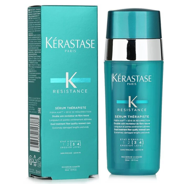 Kerastase Resistance Serum Therapiste Dual Treatment Fiber Quality Renewal Care (Extremely Damaged Lengths and Ends) 30ml/1.01oz - Image 2